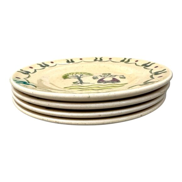 Metlox Poppy Trail Homestead Provincial 6.5" Bread Butter Plate Set of 4 READ - Picture 8 of 8